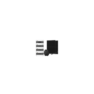 Austta 860WP Balcony Solar Kit with Battery BK215 Plus and Round Railing Fixation