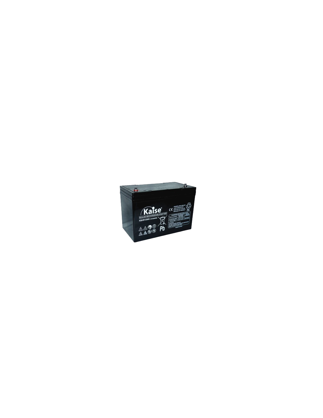 Battery AGM KAISE KBHR12900 | 12V 95AH | High Rate Series