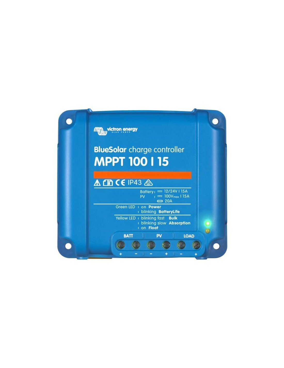 Regulatory Victron BlueBlockers MPPT 100/15 | Smart solar load