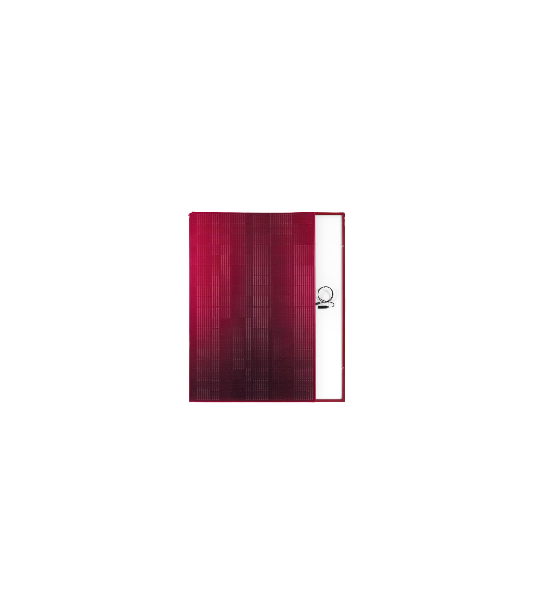 Solar panel FuturaSun Silk Nova Red 370W (red color)