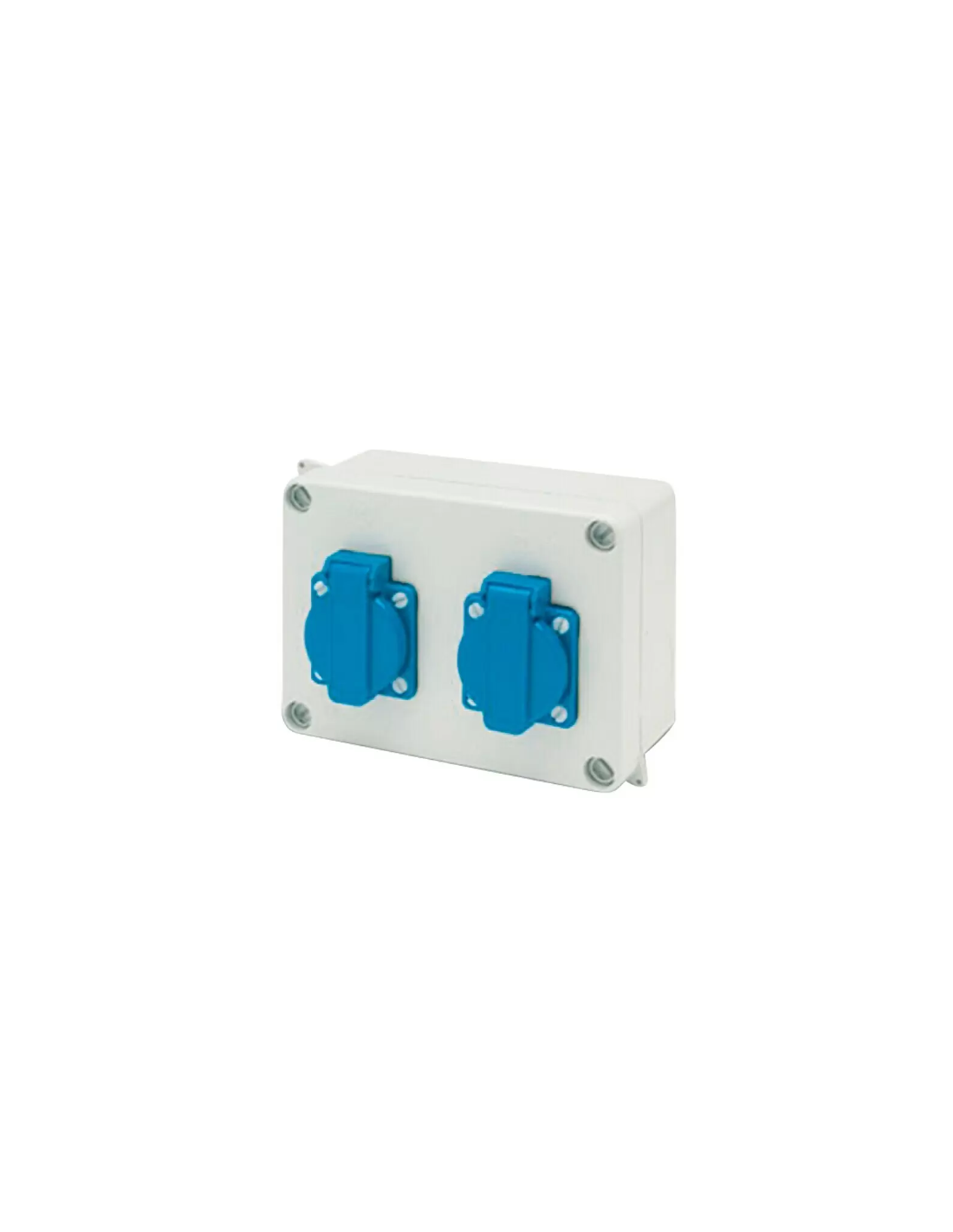 Surface mounted socket base box Z 39.S2 (2 Schukos IP54)